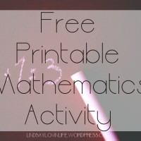 Free Printable Mathematics Word Problems Round Up